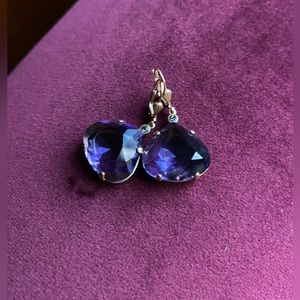 Crystal drop earrings by Catherine Popesco